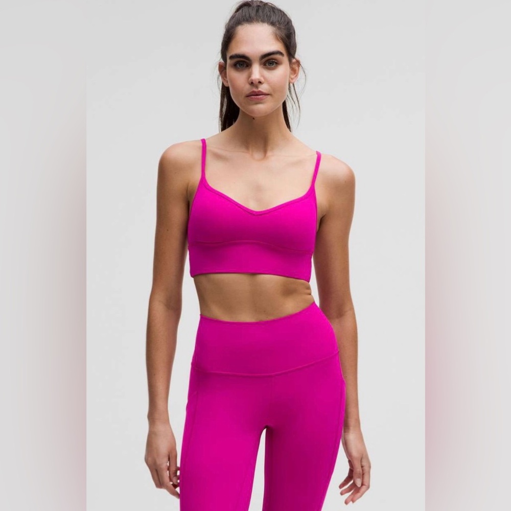 Lululemon NWT Align Sweetheart Sports Bra Ripened Raspberry Size 12